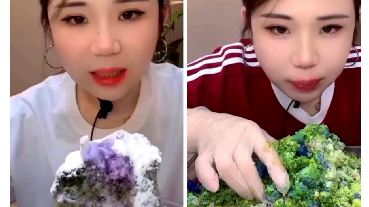 YY'S ASMR ICE | ONLY YY ICE EATING || MIX CRUNCHY MATCHA ICE - YouTube
