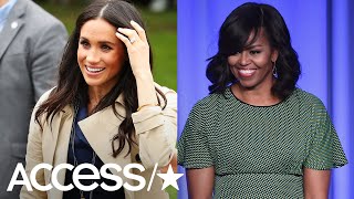 Meghan Markle & Michelle Obama Have A Secret Chat! | Access