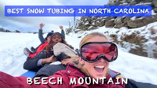 Snow Tubing at Beech Mountain | The Best Tubing in North Carolina❄️