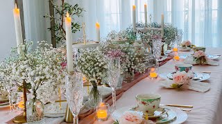 HOW TO STYLE A BEAUTIFUL TABLE FOR AN AFTERNOON TEA PARTY || SPRING 2023