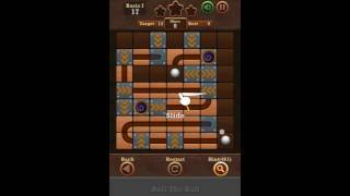 Roll The Ball Slide Puzzle 2 - Moves Basic I Level 17 Walkthrough screenshot 5