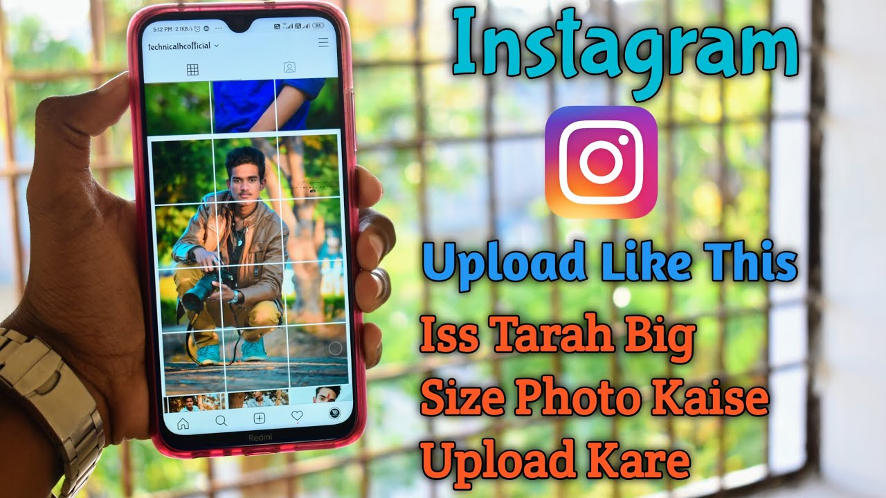 How To Upload A Pic Separately In Instagram || Instagram Pic Upload ...