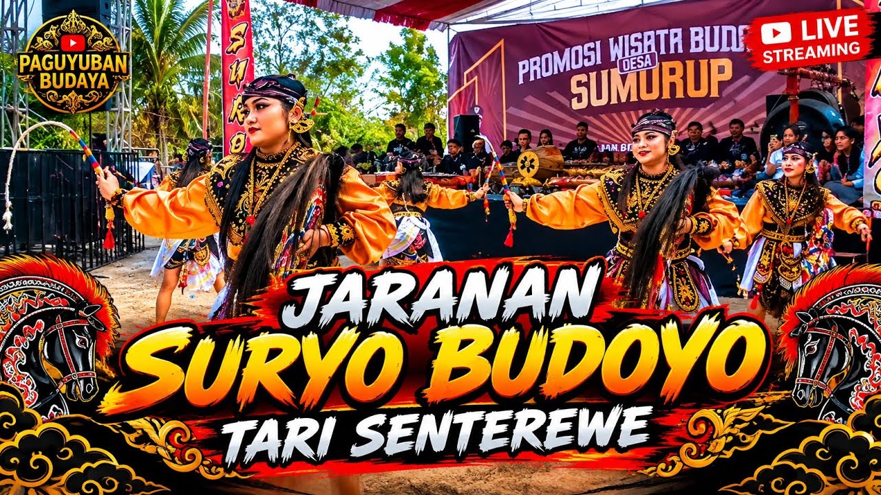 Jaranan Senterewe SURYO BUDOYO Bendungan Trenggalek | Live Halaman Balai Desa Sumurup Bendungan