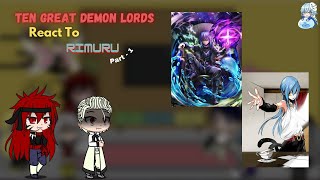 Ten Great Demon Lords React To Rimuru | Part - 1 | Tensura | GCRV
