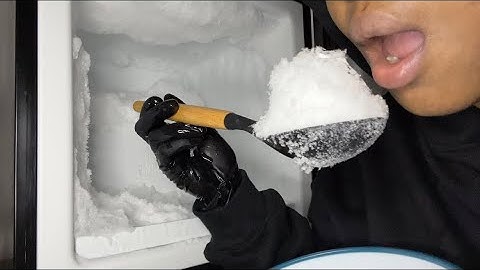 ORIGINAL FREEZER FROST | SOFT BITES | ASMR ICE EATING