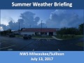 Possible Severe Weather Saturday Night - 7/15/17