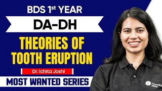 BDS 1st Year DA DH | Theories of Tooth Eruption | Most Wanted Series | Dr Ichita Joshi | One Shot