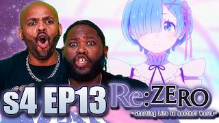 THIS EPISODE WAS JUST PERFECT, WE ARE FULFILLED 👉 ReZero Episode 13 S4 Reaction