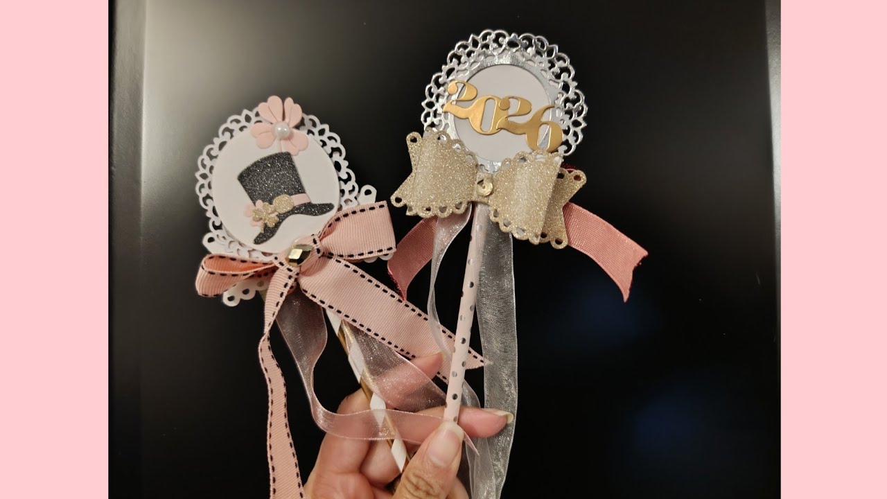 Basteln für Silvester/ Neujahr mit meinen neuen Stanzen🩷