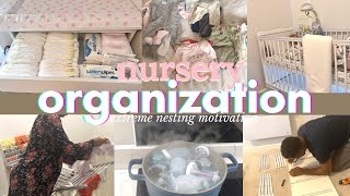 NURSERY ORGANIZATION BABY GIRL | NURSERY NOOK FOR SMALL SPACES | EXTREME NESTING MOTIVATION 2022