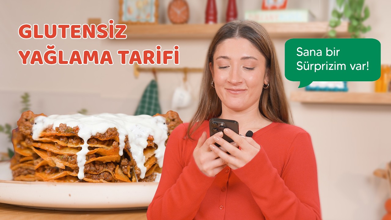 Glutensiz Yağlama Tarifi 🌿 | Pirinç Unlu Glutensiz Lavaşla 😍 🍽️