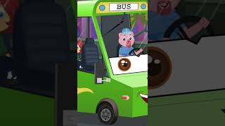 Колеса на автобусе #shorts #streetvehicle #learningvideo #wheelsonthebus #schoolies