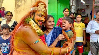 Potharaju Blessing Little Kid 2022 Potharaju Teenmaar Dance 2022 Potharaju Grand Entry 2022