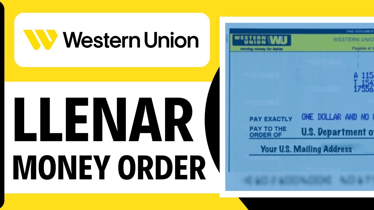 Como LLENAR un MONEY ORDER de Western Union en Español - Paso a Paso (2025)