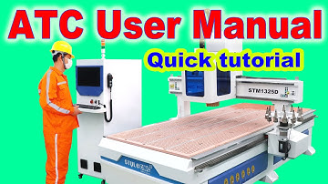 How to use LNC control system in ATC CNC router! Automatic tool changer CNC wood router