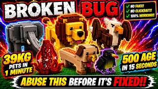 😱 39KG Pet in 1 Minute! This Combo is BROKEN! | Grow a Garden
