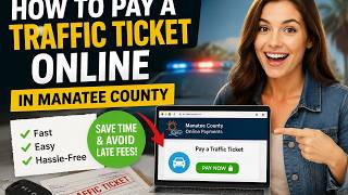 How to pay a traffic ticket online in Manatee County