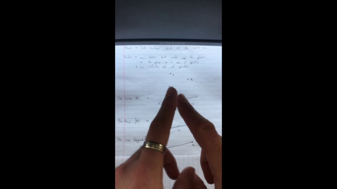 Geometry Lesson 1: Background and Introduction to Planes, Points and ...
