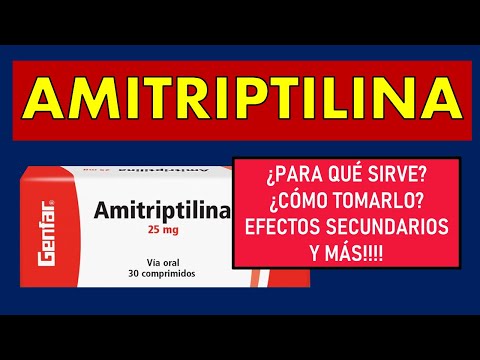 🔴 AMITRIPTILINA | PARA QUÉ SIRVE, MECANISMO DE ACCIÓN, EFECTOS SECUNDARIOS Y CONTRAINDICACIONES