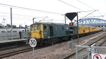 BR Class 73 test train through Peterborough