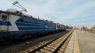 46 013 & 46 012 с ДТВ 30622 и част от новите вагони на Aurubis