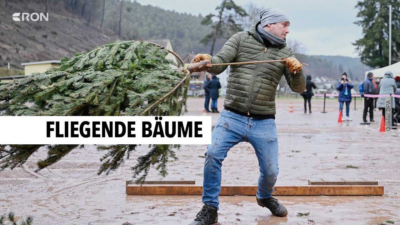WM im Weihnachtsbaumwerfen in Weidenthal | RON TV