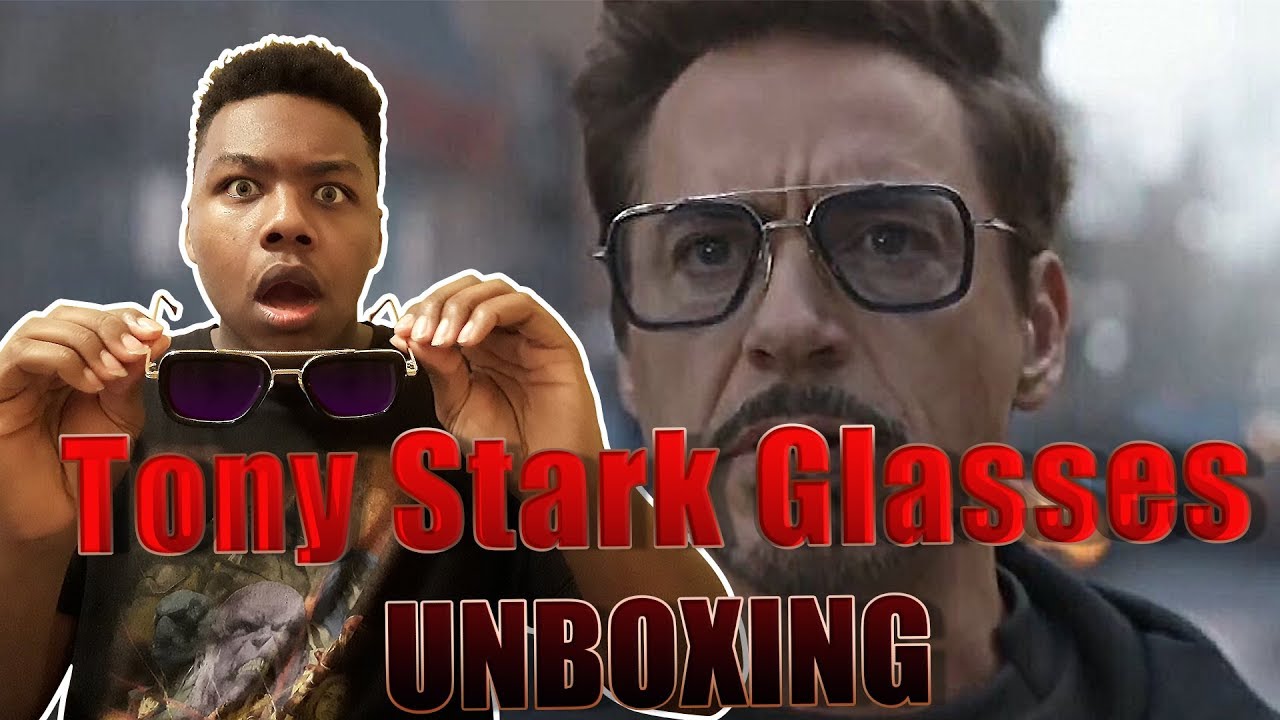 Tony Stark Glasses UNBOXING
