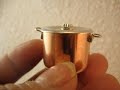 Copper Pot - DIY Dollhouse Miniature 1/12th scale - Tutorial