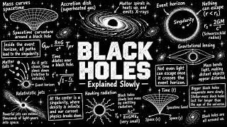 Every Confusing Thing About Black Holes Explained Slowly (For Sleep)
