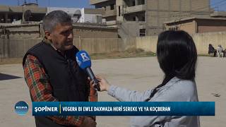 Koçberên Efrînê Peyama Vegerê Didin