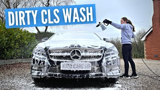 Dirty MercedesBenz CLS | Exterior Wash and Protection