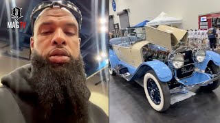 "Great Gatsby" Slim Thug Pulls Up To The 2025 AutoRama Car Show In Houston! 🚘