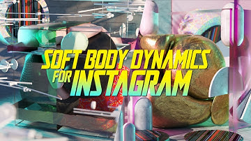 Let´s create an Amazing Soft Body Dynamics Animation in Cinema 4D and Octane for Instagram (2020)