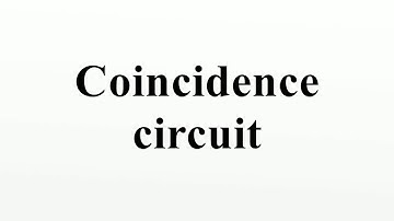 Coincidence circuit