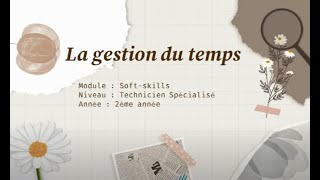 OFPPT : La gestion du temps - La Matrice d’Eisenhower screenshot 5