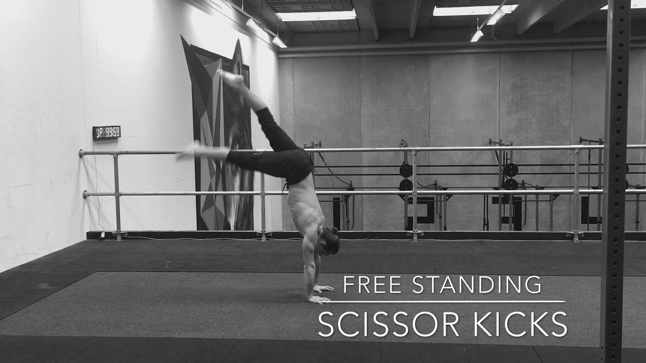 Free standing hs scissor kicks YouTube