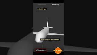HOW TO MODEL A LOWPOLY 3D AIRPLANE USING PRISMA 3D#ANDROID