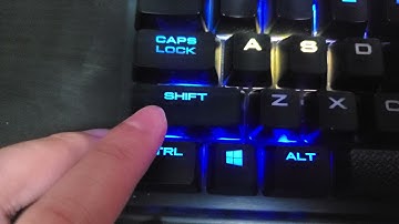 How to press left shift