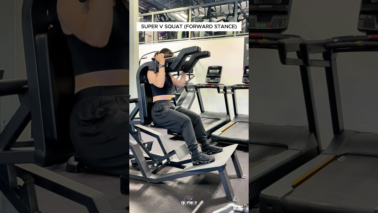 Super V Squat Forward Stance | Chop Shop Physiques