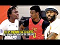 LeBron Coaches HEATED Strive For Greatness vs Phenom U Game at Nike EYBL!