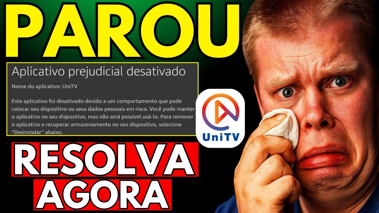 🔴 Uni TV Aplicativo PREJUDICIAL DESATIVADO! Resolva Agora no seu Fire Stick em Apenas 53 Segundos!