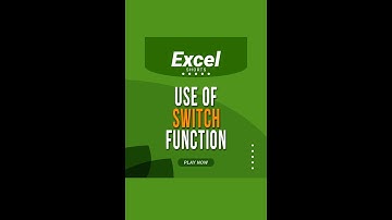 How to Use Switch Function in Excel | Excel | Tutorials | Youtube Shorts #shorts #short