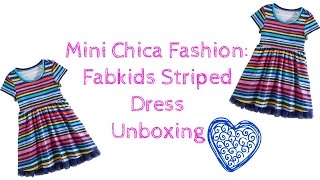 Mini Chica Fashion: Fabkids Striped Dress Unboxing