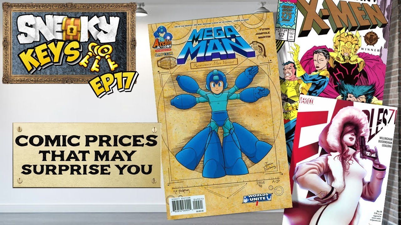 Comic Prices that may Surprise You 🗝️  Mega Man, James Jean, & More 🗝️ Sneaky Keys Ep17
