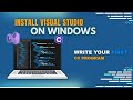 Install Visual Studio 2022 &amp; Write Your First C# Program (Beginner's Guide)