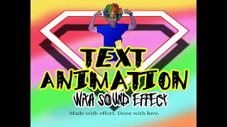 Text Animation with sound effect screenshot 5