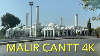 Malir Cantt Karachi Drive 4K | Cantt Bazar