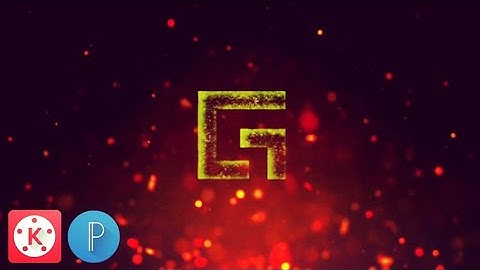 Fire logo reveal intro in Kinemaster || Pixellab || Tutorial - Graphizz
