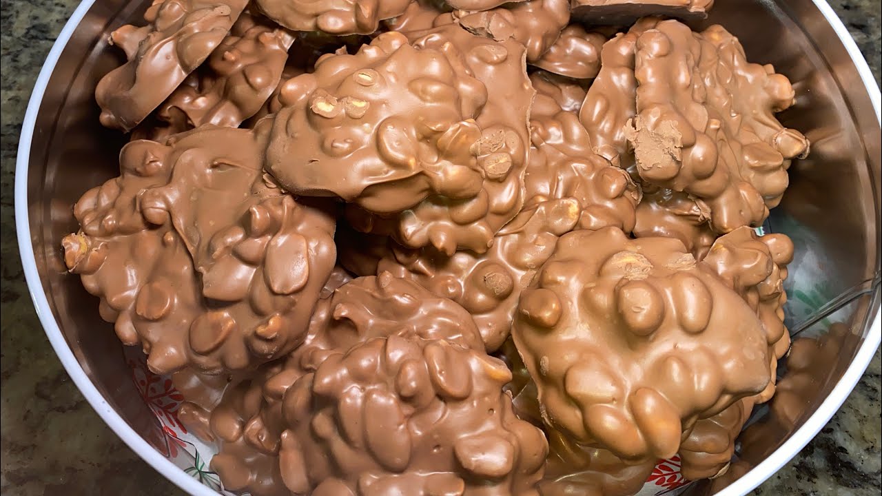 Homemade Peanut Clusters -CANT EAT JUST ONE