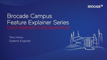 Brocade ICX DHCP Server Configuration